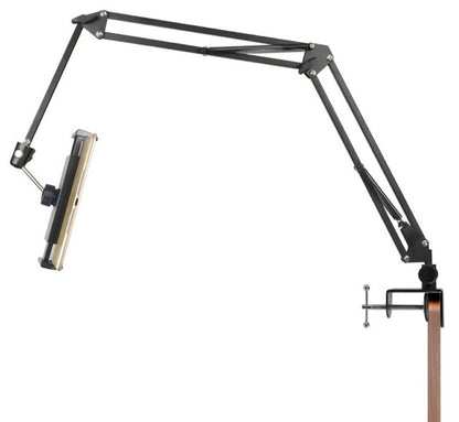 Support de téléphone  rotatif à 360 degrés avec bras en aluminium pour iPad et téléphones ou autres appareils avec écrans.